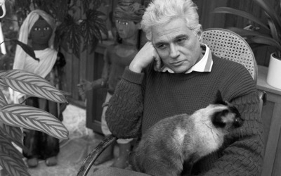 derridas with cat image