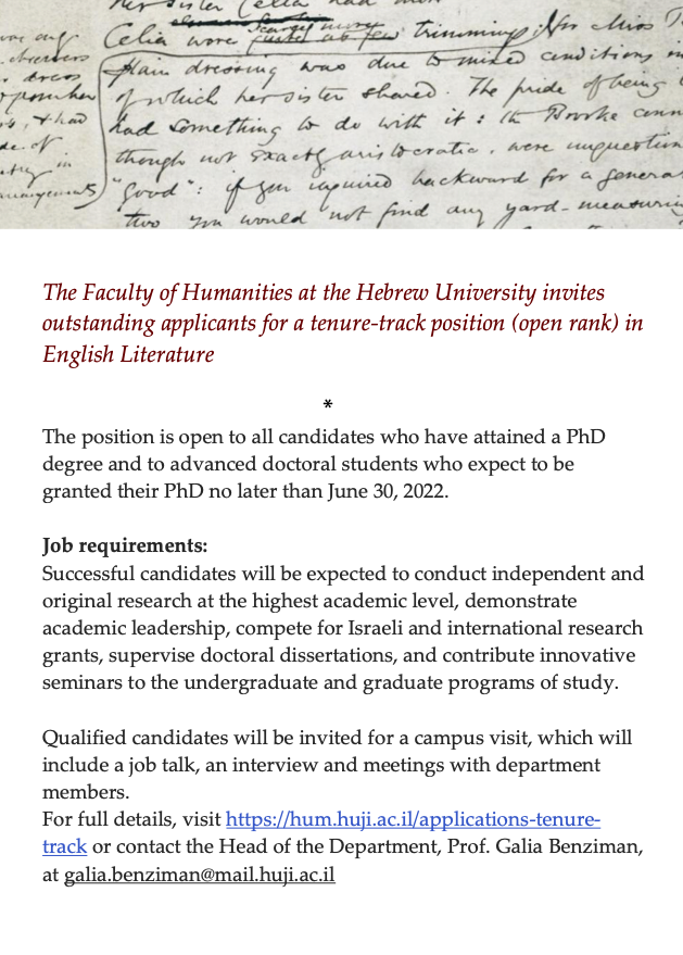 Tenure-Track Position
